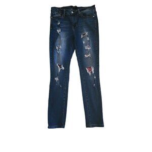 Judy Blue Distressed Skinny Fit Jeans Size 11